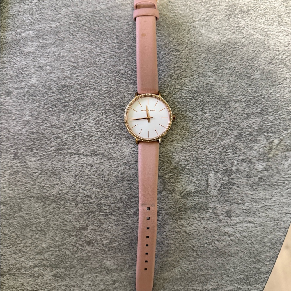 Skagen Pink and White Minimalist Watch